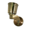 Solid Brass Round Castor Cup